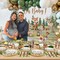 184pcs Woodland Animals Baby Shower Plates Set, Woodland Baby Shower Plates Napkins Cups Forks Tablecloth Banner Hanging Swirls Cupcake Toppers Balloons, 25 Guests
